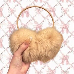 Baby Pink Fuzzy Ear muffs